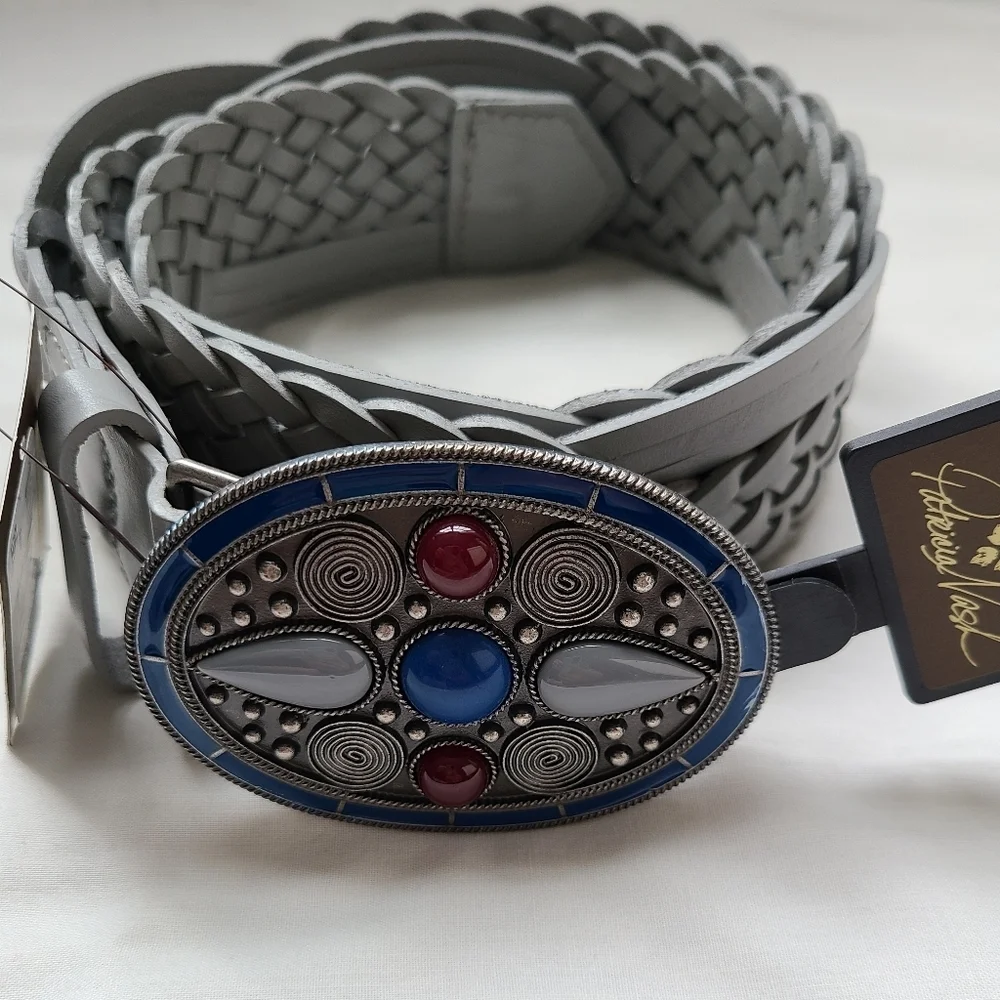 NWT Patricia Nash Marula Woven Belt